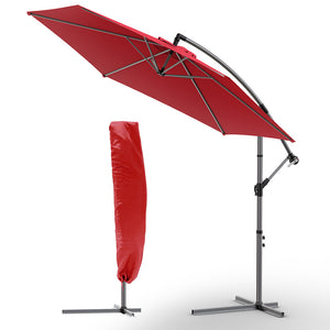 Parasol deporte 3M Rouge fonce avec housse de protection - VOUNOT FR