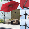 Parasol deporte 3M avec housse de protection et sangle de fixation Rouge - VOUNOT FR