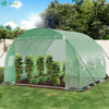 Serre de jardin tunnel 9m2 en acier galvanise - VOUNOT FR
