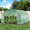 Serre de jardin tunnel 12m2 en acier galvanise - VOUNOT FR
