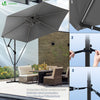 Parasol deporte 3M avec housse de protection et sangle de fixation Gris - VOUNOT FR