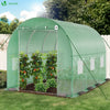 Serre de jardin tunnel 6m2 en acier galvanise - VOUNOT FR