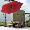 Parasol deporte 3M Rouge fonce avec housse de protection - VOUNOT FR