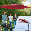 Parasol deporte 3M Rouge fonce avec housse de protection - VOUNOT FR