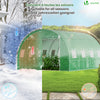 Serre de jardin tunnel 12m2 en acier galvanise - VOUNOT FR