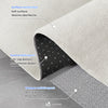 Tapis de salon poils ras doux antiderapant 240x340cm uni crème - VOUNOT FR