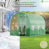 Serre de jardin tunnel 6m2 en acier galvanise - VOUNOT FR