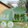 Serre de jardin tunnel 9m2 en acier galvanise - VOUNOT FR