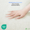 Tapis de salon poils ras doux antiderapant 240x340cm uni crème - VOUNOT FR