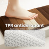 Lot de 2 Tapis de Bain Antidérapant microfibre motif dégradé 60x90cm beige - VOUNOT FR