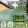 Serre de jardin tunnel 12m2 en acier galvanise - VOUNOT FR