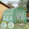 Serre de jardin tunnel 6m2 en acier galvanise - VOUNOT FR