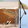 Parasol deporte 3M avec housse de protection et sangle de fixation Kaki - VOUNOT FR