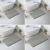 Lot de 2 Tapis de Bain Antidérapant microfibre 60x90cm gris - VOUNOT FR