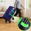 Lot de 10 sacs de demenagement grand format avec sangles et poignee bleu - VOUNOT FR