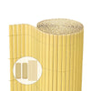 Canisse PVC brise vue ultra renforce avec attaches de fixation 90x500cm beige - VOUNOT FR