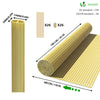 Canisse PVC brise vue ultra renforce avec attaches de fixation 100x300cm beige - VOUNOT FR