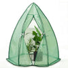 Serre de jardin hivernage dome avec bache PE 160x160x180cm Vert - VOUNOT FR