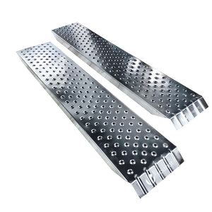 Lot de 2 rampe de chargement 135cm en acier galvanise - VOUNOT FR