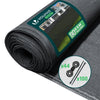 Brise vue occultant en HDPE 90g/m² 1x20m avec attaches de fixation anthracite - VOUNOT FR