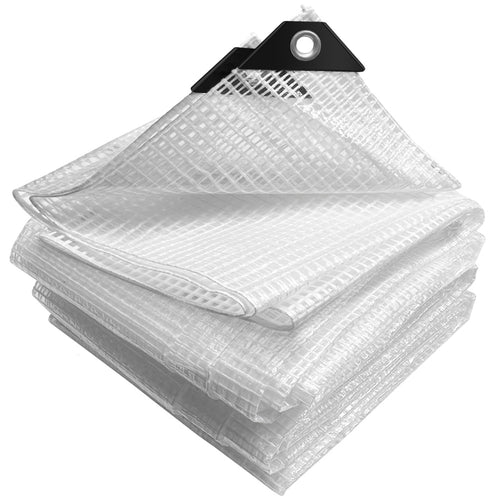 Bâche de Protection en Polyéthylène resistant et impermeable 180g/m² blanche 1.5x6m - VOUNOT FR