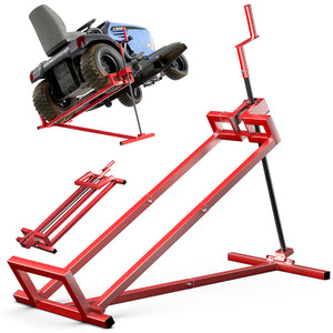 Leve tracteur Tondeuse Supporte 400 kg max Rouge - VOUNOT FR