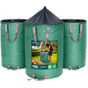 Lot de 3 Sac de Jardin Pop up 170L en Polyéthylène avec Poignées - VOUNOT FR