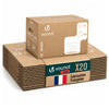 Lot de 20 cartons de demenagement stockage 45L Fabrique en France 50x30x30cm