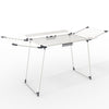 Sechoir a linge etendoir sur pied avec ailes hautes 175x92x106cm Blanc - VOUNOT FR