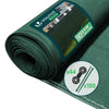 Brise vue occultant en HDPE 90g/m² 1.5x20m avec attaches de fixation vert - VOUNOT FR
