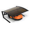 Garage de tondeuse robot Abri 82x80x46 cm Renfort Alu marron