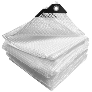 Bâche de Protection en Polyéthylène resistant et impermeable 180g/m² blanche 4x6m - VOUNOT FR