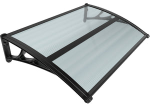 Auvent de porte 80x120cm Anthracite - VOUNOT FR