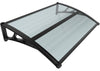 Auvent de porte 80x120cm Anthracite - VOUNOT FR
