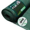 Brise vue occultant en HDPE 90g/m² 1x10m avec attaches de fixation vert - VOUNOT FR
