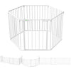 Barriere de securite cheminee pliable 3.75M 6 panneaux blanc