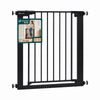 Barriere de securite a pression sans percage Largeur 75-82cm Metal noir - VOUNOT FR