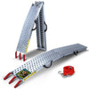 Rampe de chargement pliable Charge lourde antiderapant en acier galvanise 196cm - VOUNOT FR