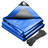 Bâche de Protection en Polyéthylène resistant et impermeable 180g/m² bleu 6x8m - VOUNOT FR