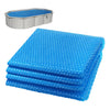 Bache a bulle piscine 120 microns rectangulaire decoupable 450x220cm bleu - VOUNOT FR