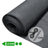 Brise vue occultant en HDPE 90g/m² 1x20m avec attaches de fixation anthracite - VOUNOT FR