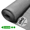 Brise vue occultant en HDPE 90g/m² 1.8x20m avec attaches de fixation gris - VOUNOT FR
