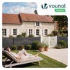 Clôture en canisse PVC 100x500cm Anthracite - VOUNOT FR