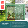 Serre de jardin Serre tomates avec porte et fenetres moustiquaire bache PE renforcee 135g/m2 200x77x170cm Vert - VOUNOT FR