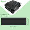 Toile de paillage contre les mauvaises herbes 10Mx1M Anti-UV 100g/m2 - VOUNOT FR