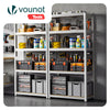 Etagères de rangement charge lourde robuste à 5 niveaux 70x30x150cm - VOUNOT FR