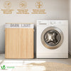 Panier a linge en bambou rectangulaire double compartiments avec couvercle 100L - VOUNOT FR