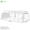 Serre de jardin Toute Saison 18m2 avec portes laterales - VOUNOT FR