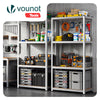 Etagères de rangement charge lourde robuste à 4 niveaux 80x40x160cm - VOUNOT FR