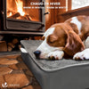 Matelas panier pour chien avec tapis gel rafraichissant amovible 75x50cm - VOUNOT FR